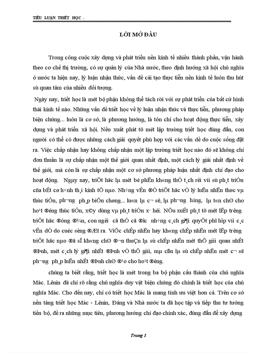 image for page Lý luận nhận thức vận dụng quan điểm đó vào nền kinh tế Việt Nam trước và sau mười năm đổi mới đến nay