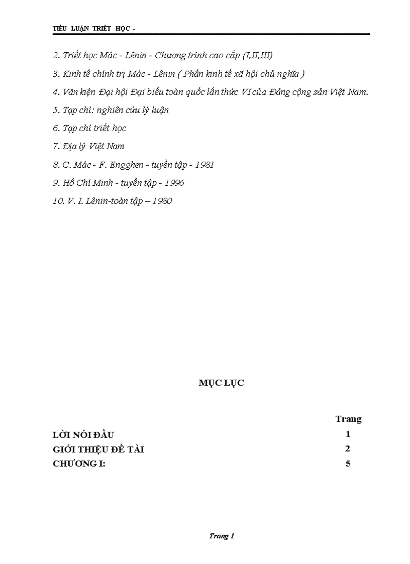 image for page Lý luận nhận thức vận dụng quan điểm đó vào nền kinh tế Việt Nam trước và sau mười năm đổi mới đến nay