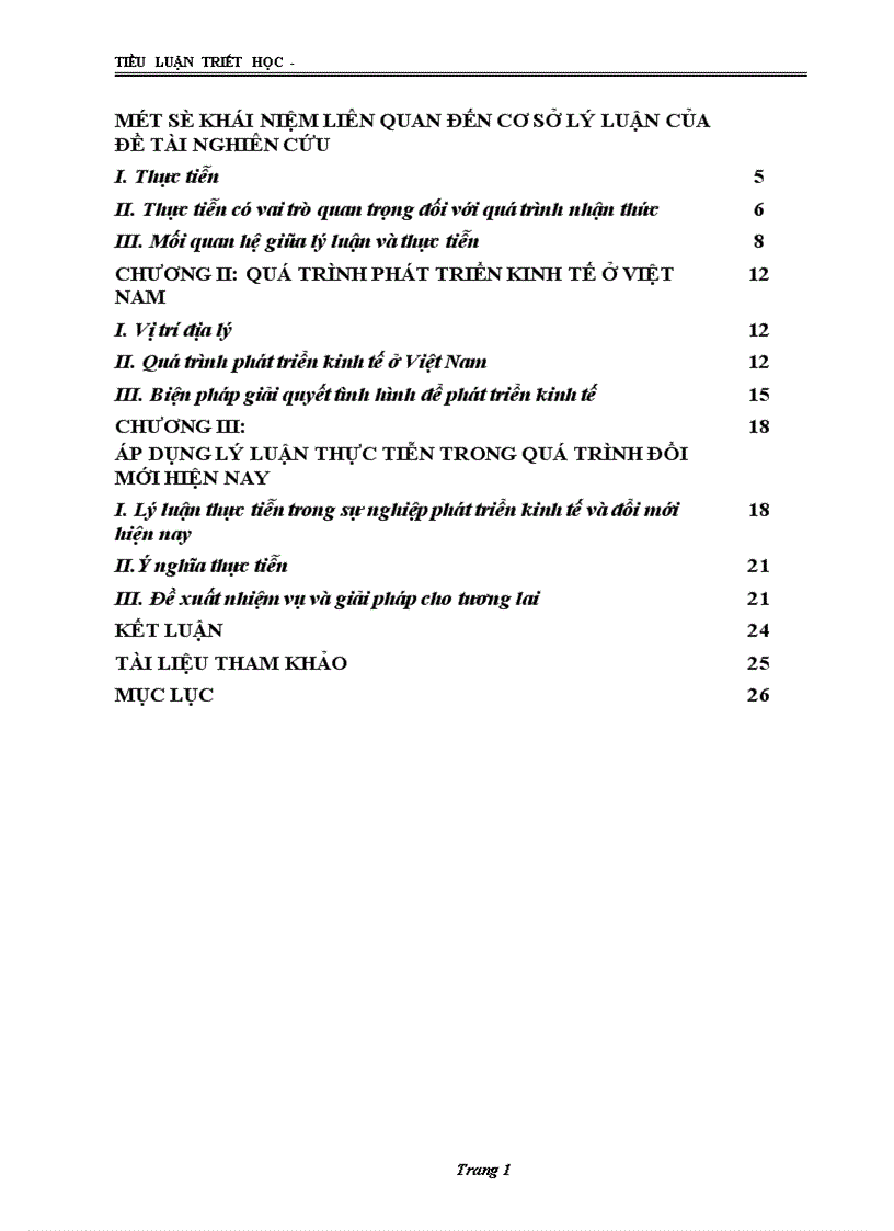 image for page Lý luận nhận thức vận dụng quan điểm đó vào nền kinh tế Việt Nam trước và sau mười năm đổi mới đến nay