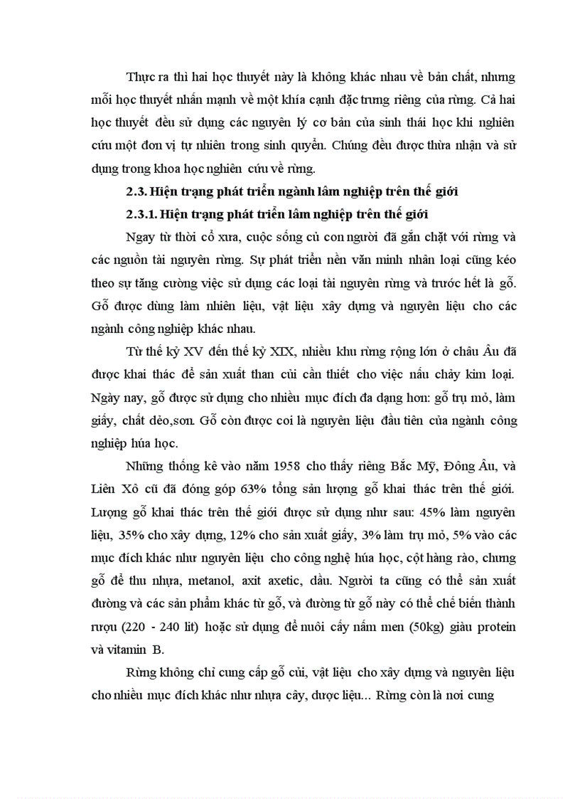 image for page Vai trò của lâm nghiệp đối với sự phát triển bền vững ở Việt Nam