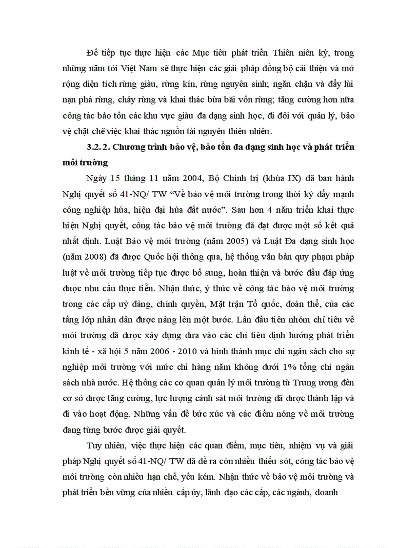 image for page Vai trò của lâm nghiệp đối với sự phát triển bền vững ở Việt Nam