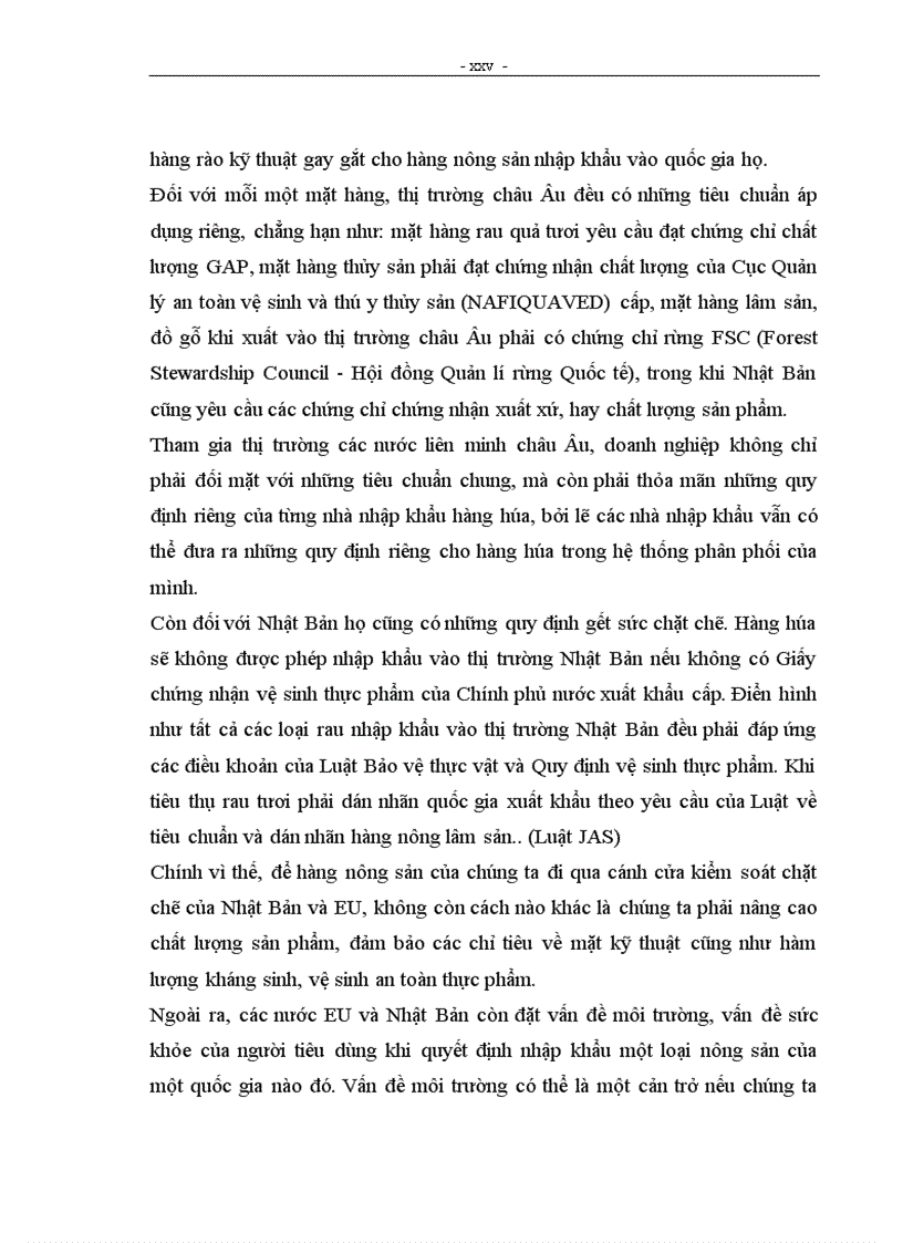 image for page Năng lực cạnh tranh của hàng nông sản xuất khẩu Việt Nam trên thị trường EU và Nhật Bản trong thời kỳ hội nhập WTO