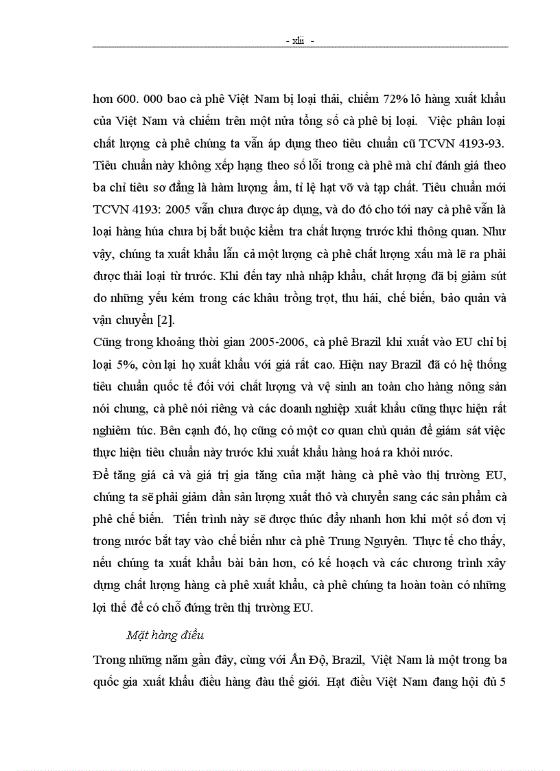 image for page Năng lực cạnh tranh của hàng nông sản xuất khẩu Việt Nam trên thị trường EU và Nhật Bản trong thời kỳ hội nhập WTO