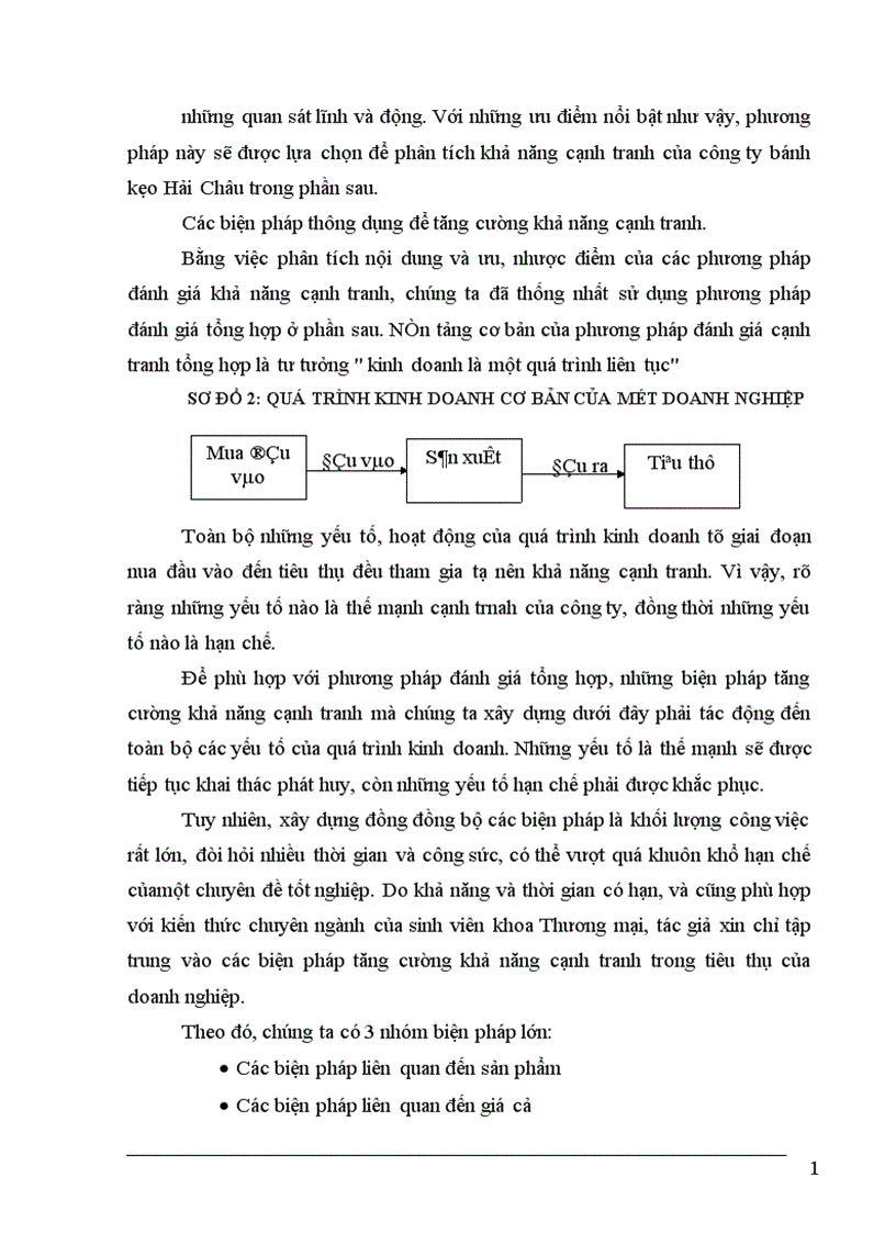 image for page Một số biện pháp nâng cao khả năng cạnh tranh của công ty bánh kẹo Hải Châu