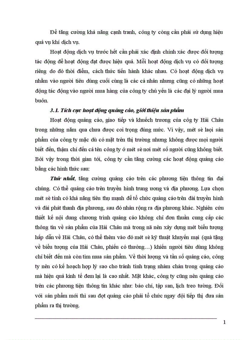 image for page Một số biện pháp nâng cao khả năng cạnh tranh của công ty bánh kẹo Hải Châu