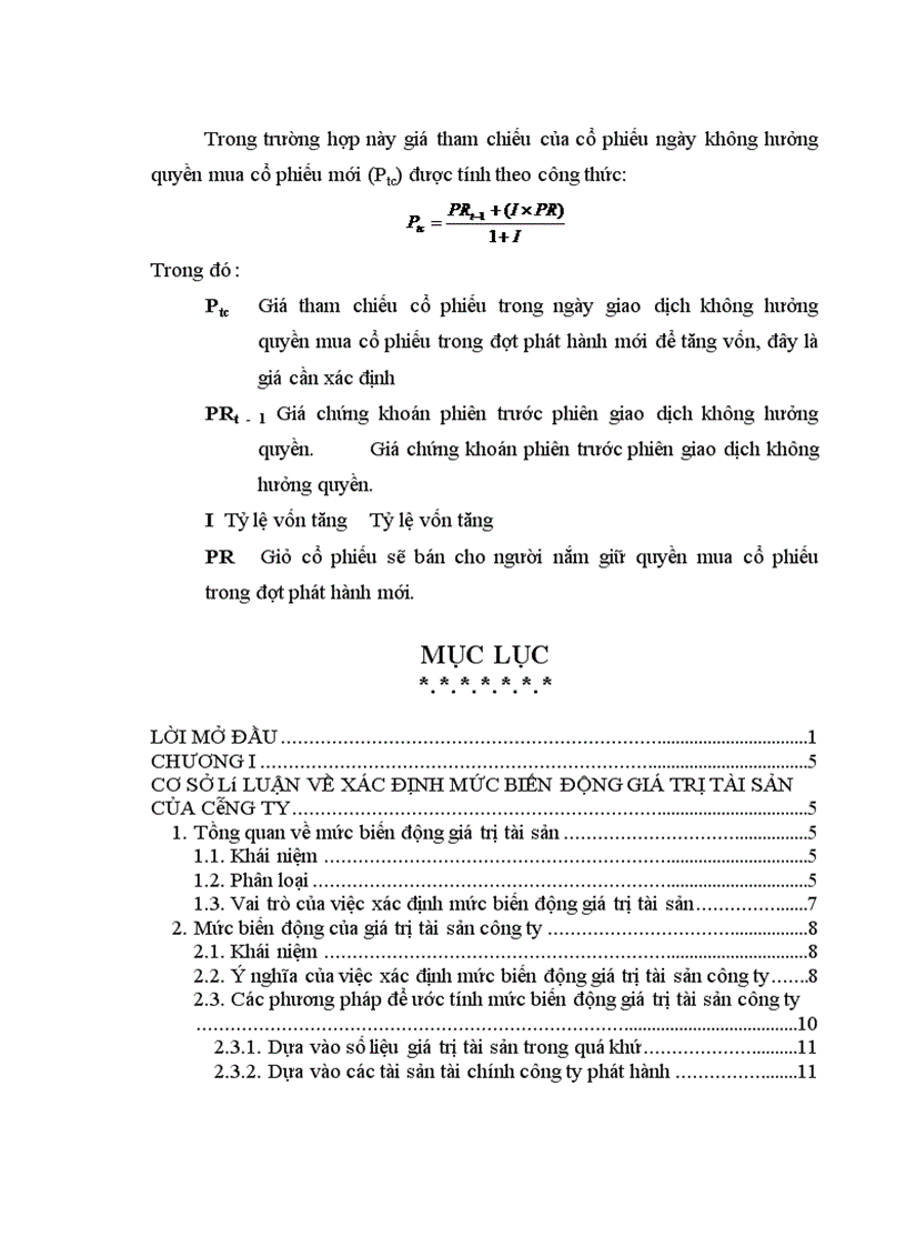 image for page Xác định mức biến động giá trị tài sản của các công ty niêm yết trên thị trường chứng khoán việt nam