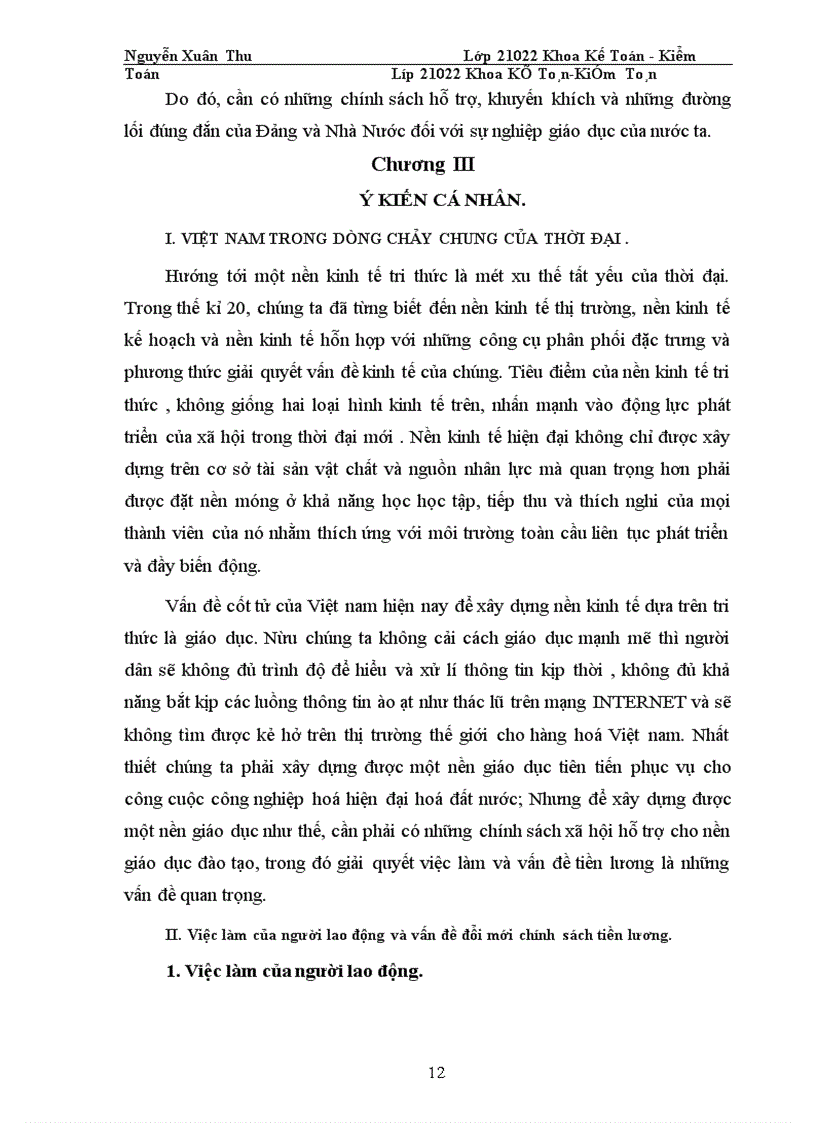 image for page Vấn đề đào tạo nguồn lực con người trong sự nghiệp công nghiệp hoá hiện đại hoá đất nước