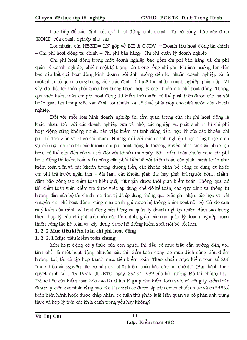 image for page Hoàn thiện quy trình kiểm toán khoản mục chi phí hoạt động trong kiểm toán BCTC do Công ty TNHH dịch vụ kiểm toán và tư vấn UHY Việt Nam thực hiện
