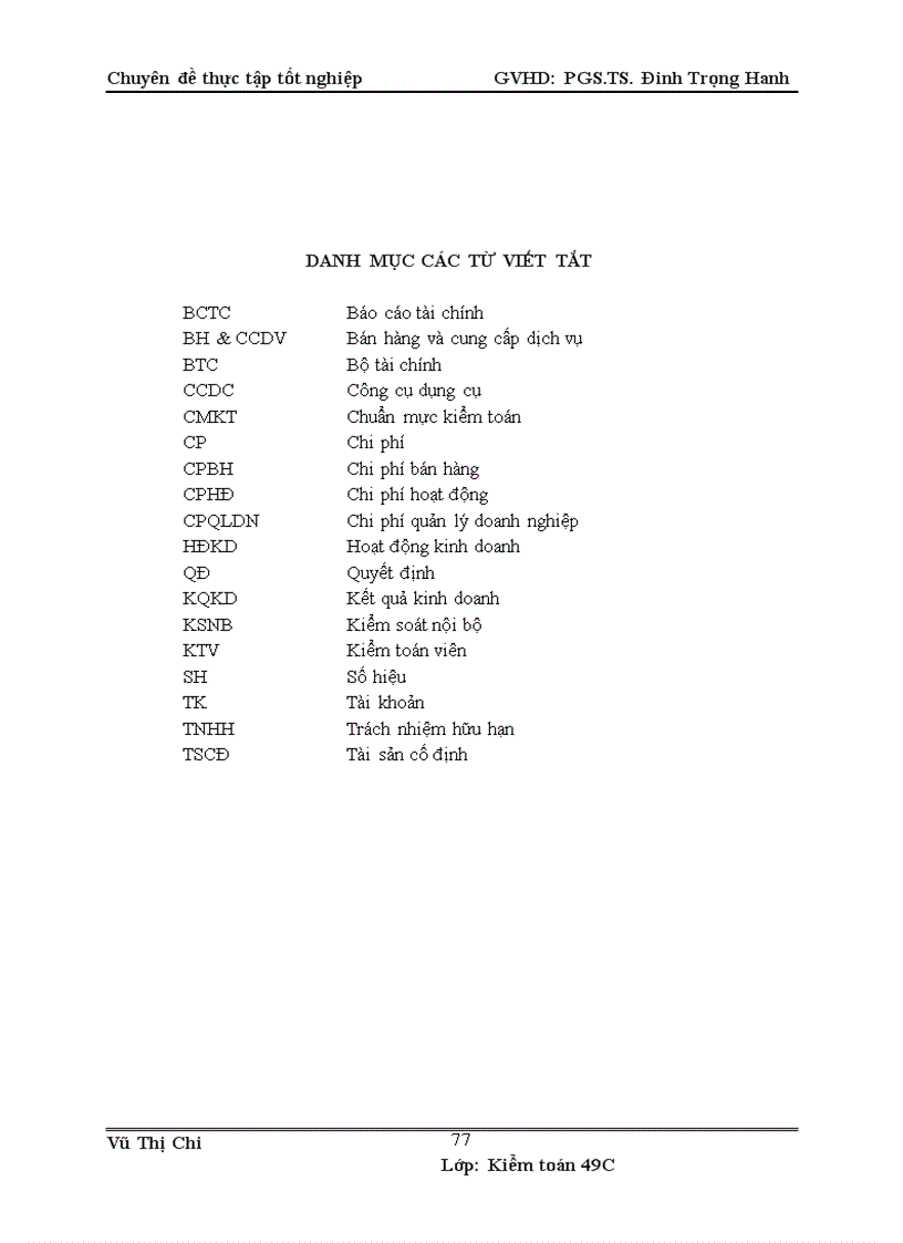 image for page Hoàn thiện quy trình kiểm toán khoản mục chi phí hoạt động trong kiểm toán BCTC do Công ty TNHH dịch vụ kiểm toán và tư vấn UHY Việt Nam thực hiện