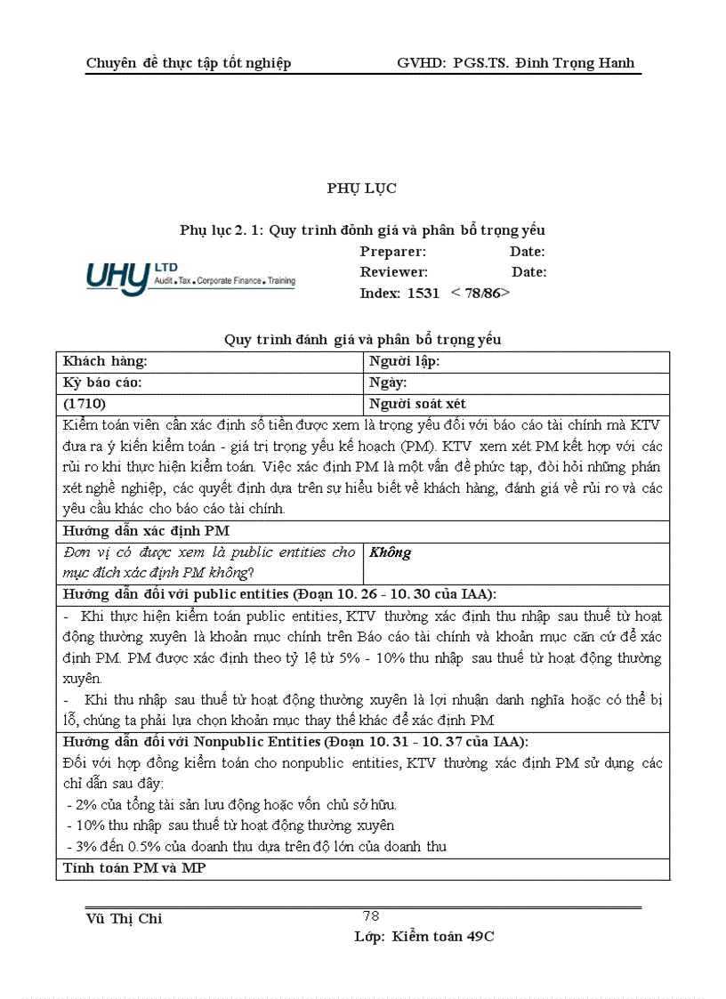 image for page Hoàn thiện quy trình kiểm toán khoản mục chi phí hoạt động trong kiểm toán BCTC do Công ty TNHH dịch vụ kiểm toán và tư vấn UHY Việt Nam thực hiện