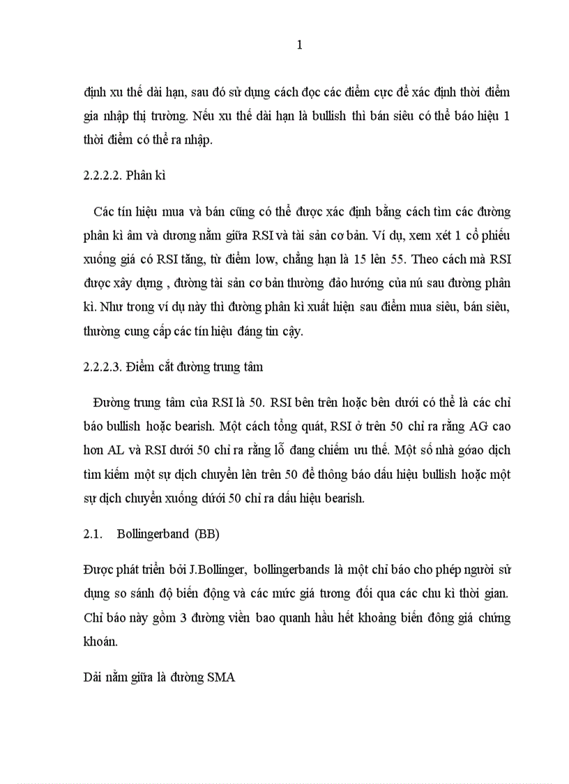 image for page Phân tích kĩ thuật và ứng dụng một số chỉ báo để tính tóan đối với một số cổ phiếu trên thị trường chứng khóan Việt Nam