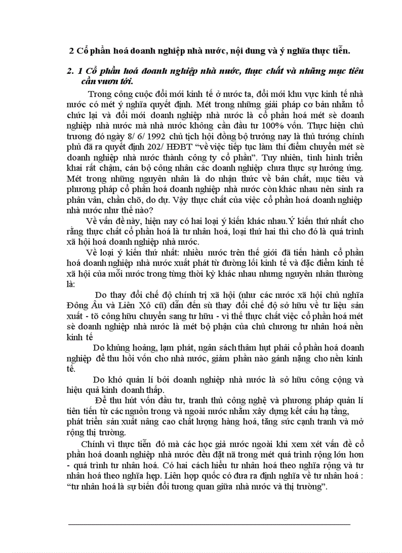 image for page Thực trạng các công ty cổ phần và tình hình cổ phần hoá doanh nghiệp ở nước ta hiện nay