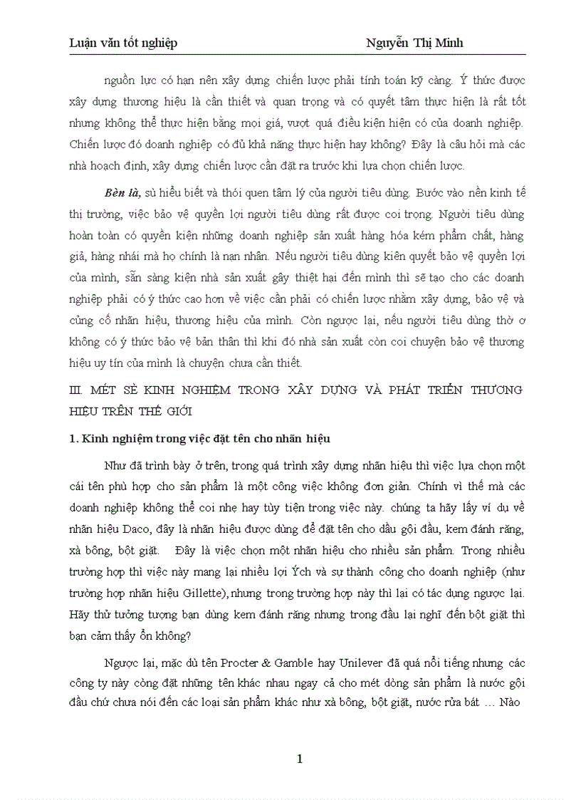 image for page Một số giải pháp xây dựng và phát triển thương hiệu cho Công ty Cổ phần Hương Sen