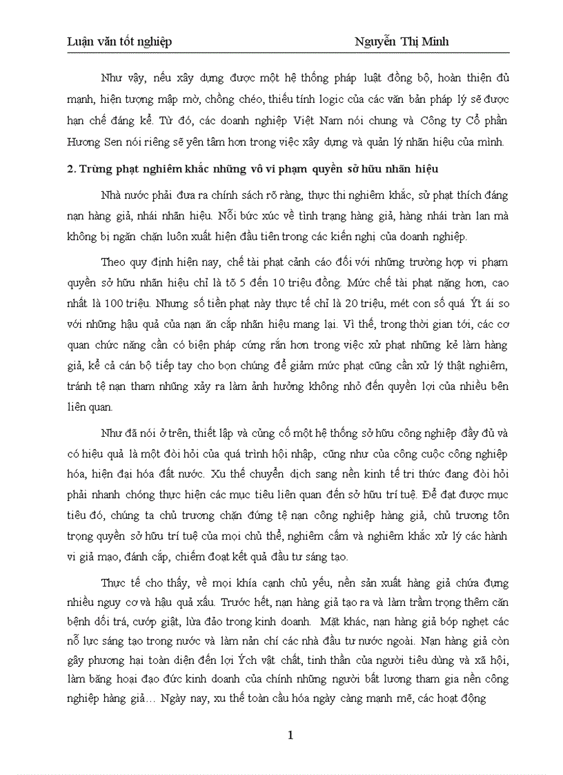 image for page Một số giải pháp xây dựng và phát triển thương hiệu cho Công ty Cổ phần Hương Sen