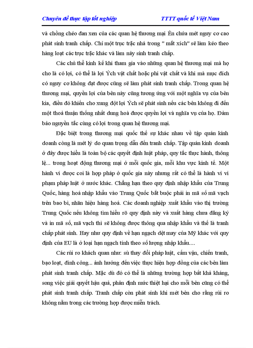 image for page Giải quyết các tranh chấp trong thương mại Quốc tế ở Việt Nam hiện nay