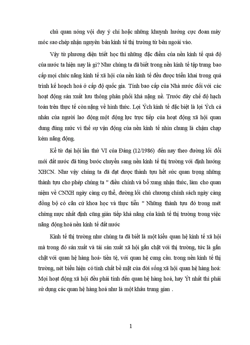 image for page Triết học Mác Lê nin trong việc giải quyết vấn đề thực tiễn và lý luận với việc Phát triển nền kinh tế thị trường định hướng x hội chủ nghĩa ở Việt Nam