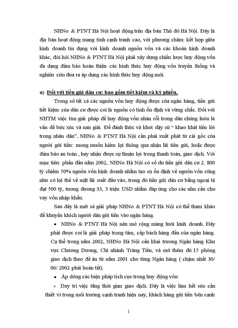 image for page Giải pháp tăng cường công tác huy động vốn tại Ngân hàng nông nghiệp và phát triển nông thôn Hà Nội 1