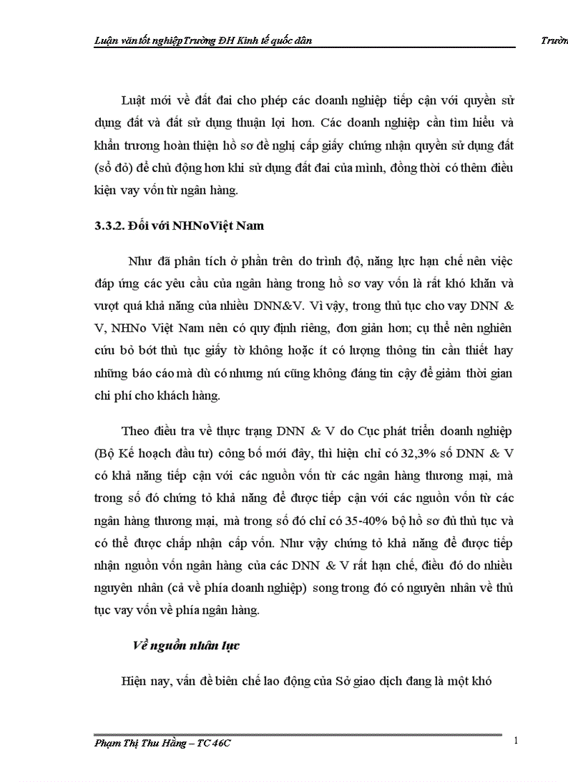 image for page Giải pháp mở rộng tín dụng đối với các doanh nghiệp nhỏ và vừa tại Sở giao dịch Ngân hàng nông nghiệp và phát triển nông thôn Việt Nam