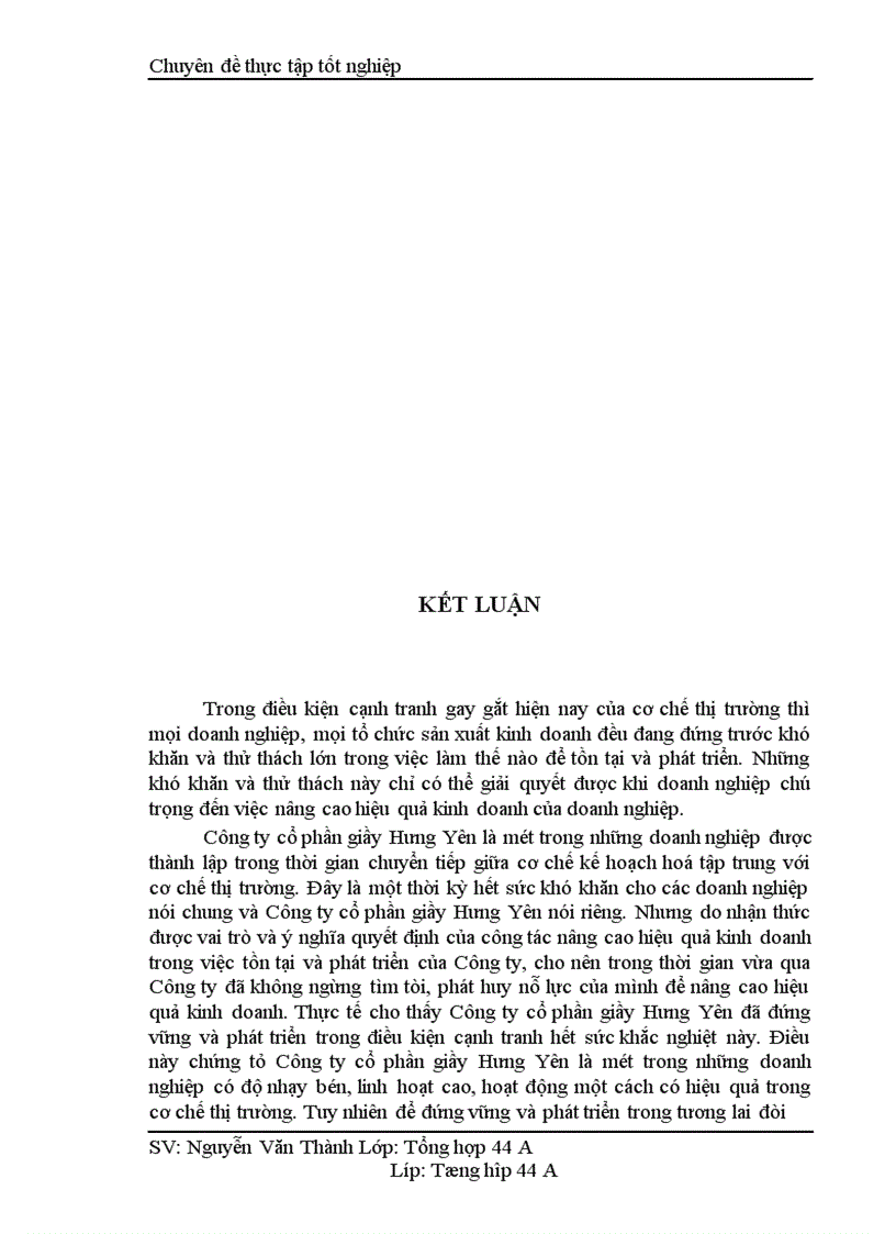 image for page Một số giải pháp nhằm nâng cao hiệu quả kinh doanh ở Công ty cổ phần giầy Hưng Yên 1