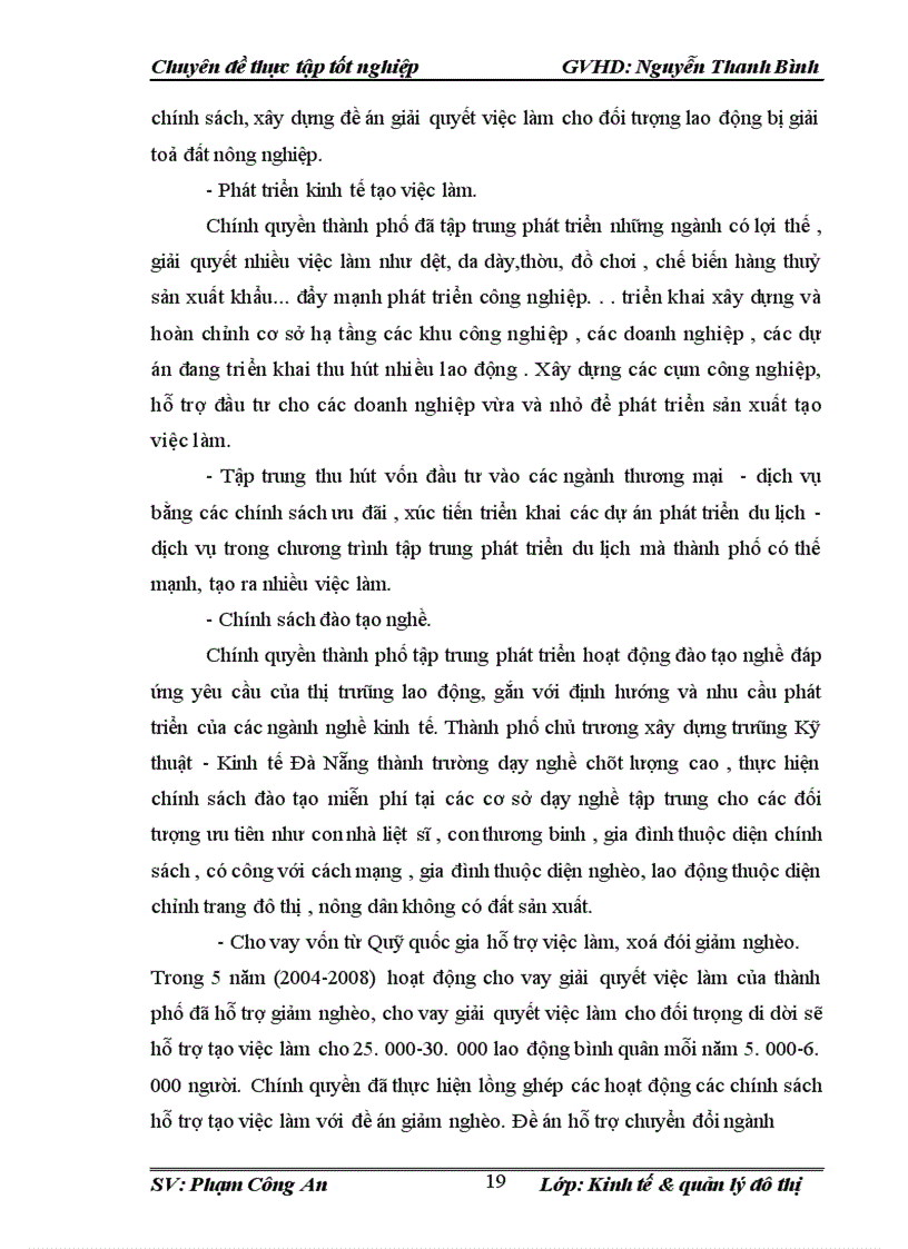 image for page Thực trạng và giải pháp giải quyết việc làm cho người lao động có đất nông nghiệp bị thu hồi phục vụ các dự án phát triển công nghiệp giao thông trên địa bàn huyện Tứ Kỳ tỉnh Hải Dương giai đoạn 2005 2010