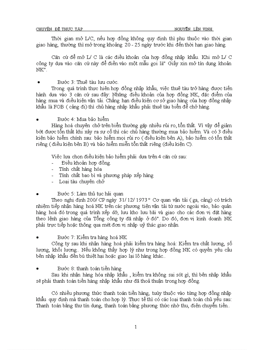 image for page Hoàn thiện việc ký kết và thực hiện hợp đồng nhập khẩu Công ty vận tải và đại lý vận tải Hà nội VITACO 1