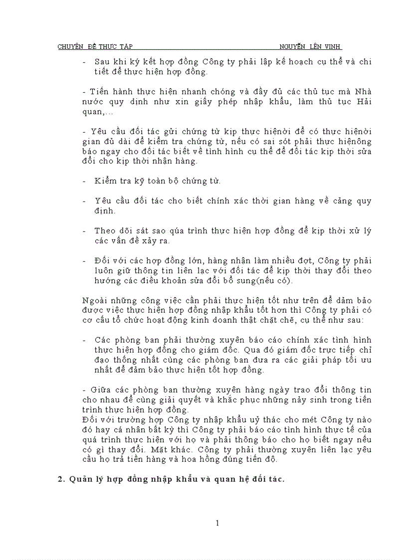 image for page Hoàn thiện việc ký kết và thực hiện hợp đồng nhập khẩu Công ty vận tải và đại lý vận tải Hà nội VITACO 1