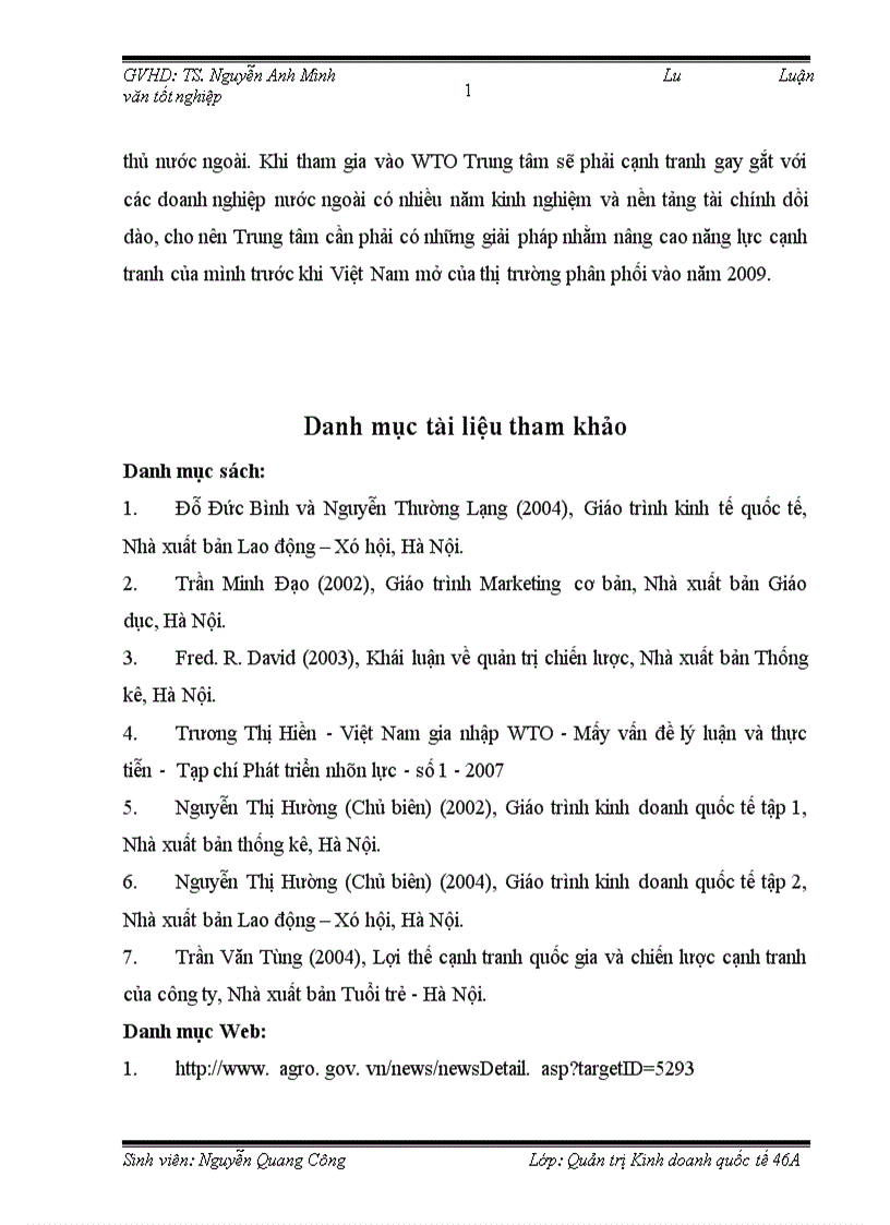 image for page Nâng cao năng lực cạnh tranh của trung tâm phân thối thời trang Winny trong điều kiện Việt Nam là thành viên của WTO