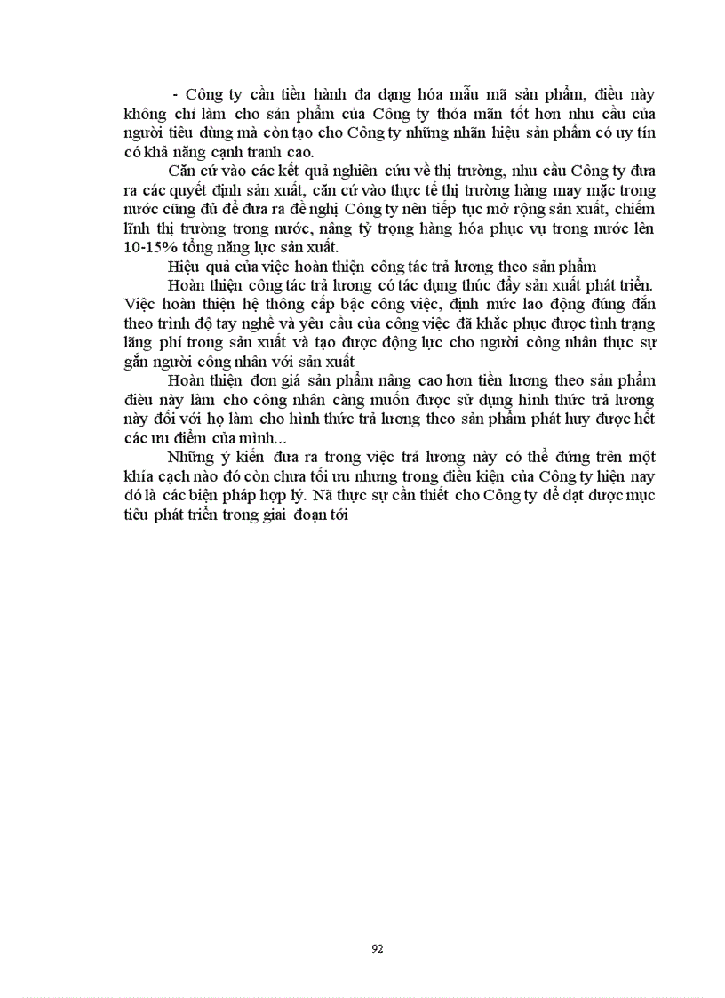image for page Một số biện pháp cơ bản nhằm hoàn thiện công tác trả lương theo sản phẩm ở Công ty May 10