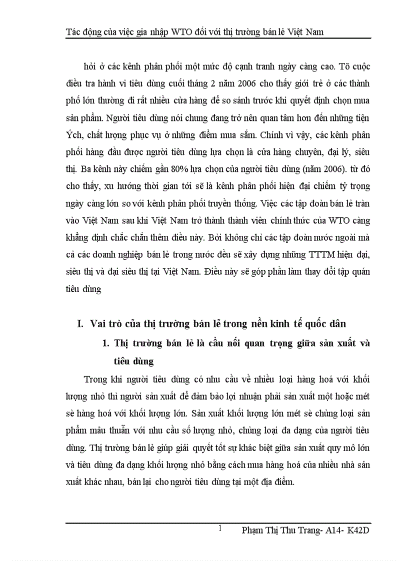 image for page Tác động của việc gia nhập WTO đối với thị trường bán lẻ Việt Nam