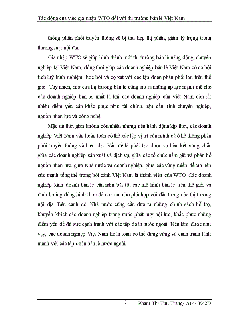 image for page Tác động của việc gia nhập WTO đối với thị trường bán lẻ Việt Nam