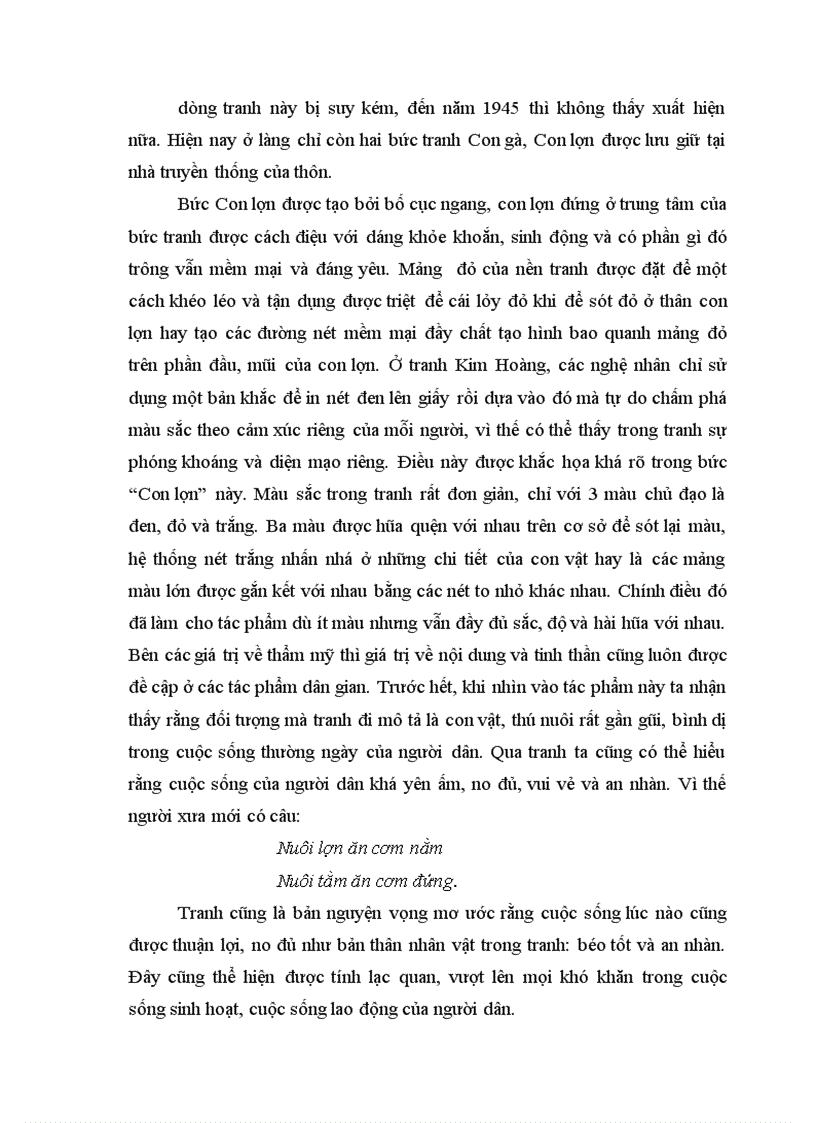 image for page Nét sinh hoạt trong tranh dân gian