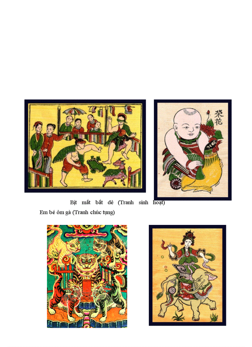 image for page Nét sinh hoạt trong tranh dân gian