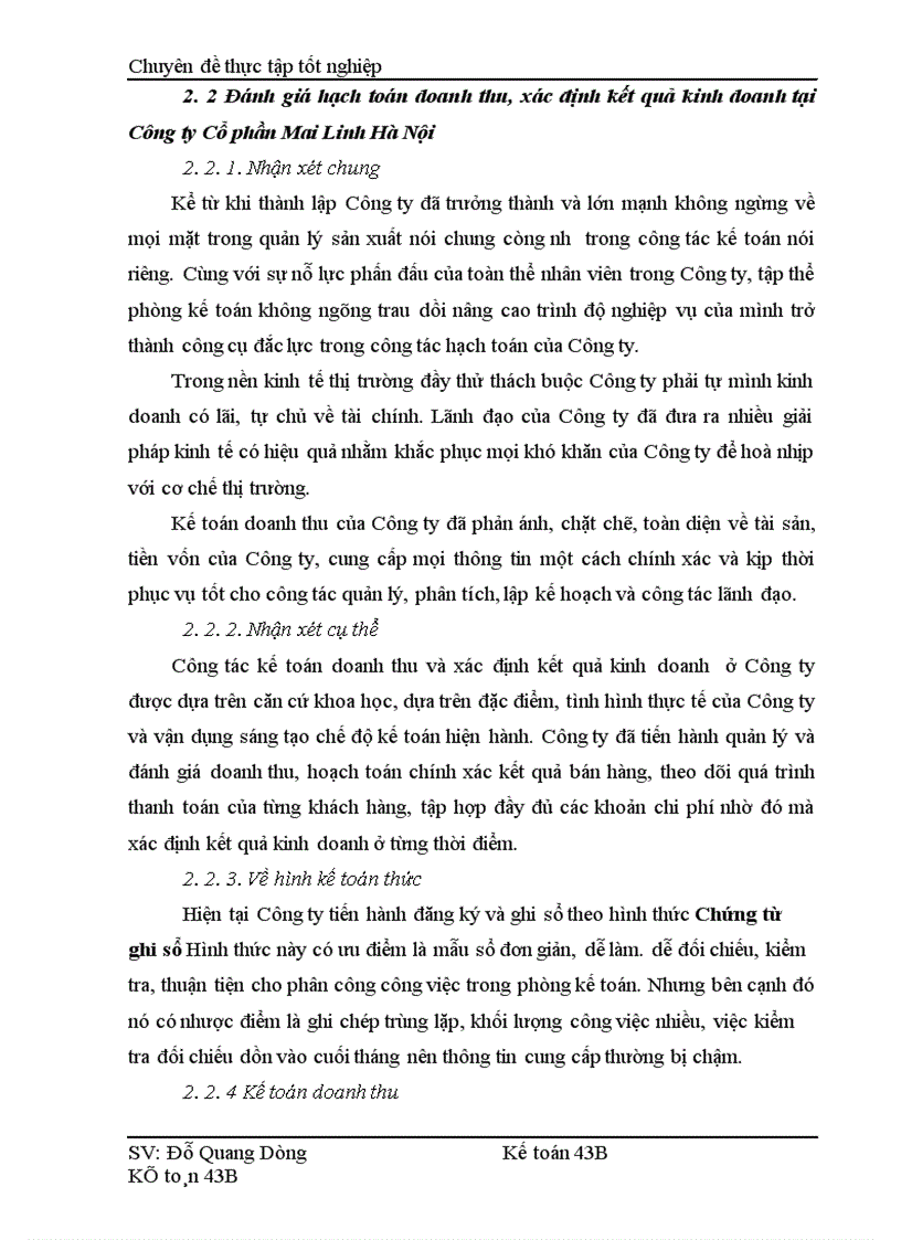 image for page Hoàn thiện hạch toán Doanh thu xác định kết quả kinh doanh tại Công ty Cổ phần Mai Linh Hà Nội 1