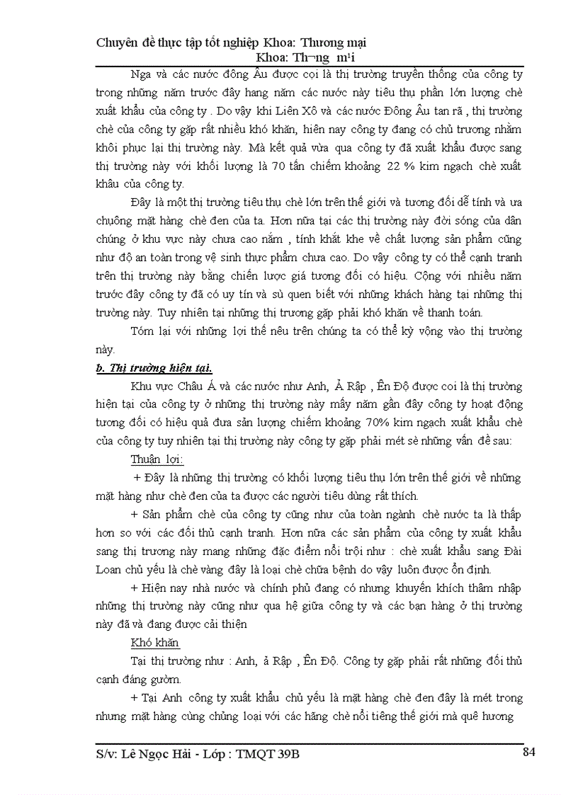 image for page Một số giải pháp đẩy mạnh xuất khẩu chè ở Công ty AGREXPORT Hà Nội