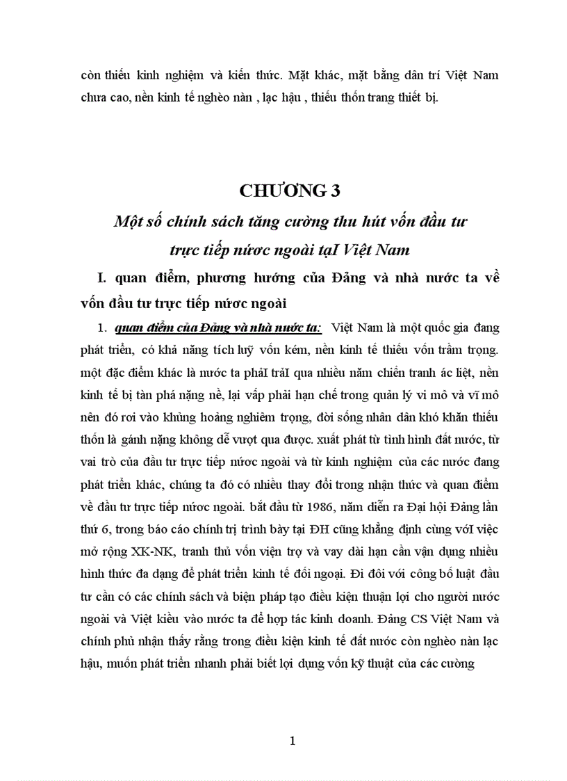 image for page Vai trò và tác động tiêu cực của đầu tư trực tiếp nứơc ngoài đốI vớI các nước đang phát triển