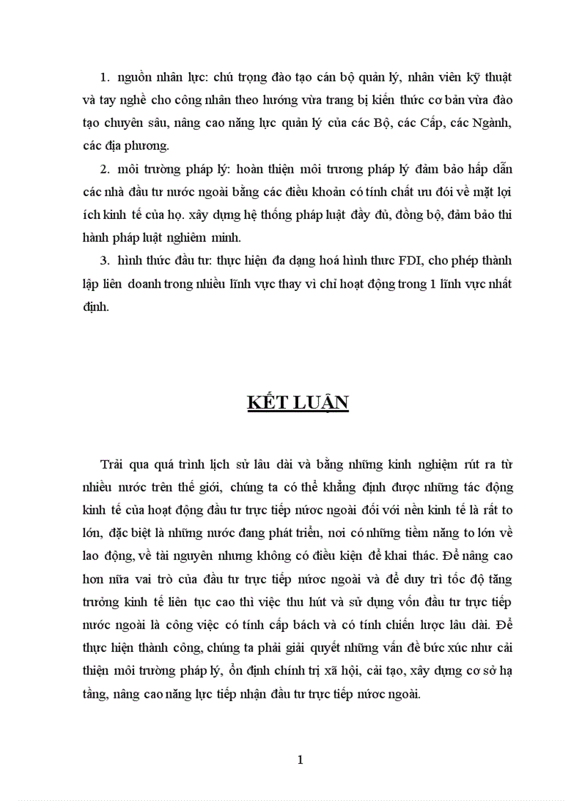 image for page Vai trò và tác động tiêu cực của đầu tư trực tiếp nứơc ngoài đốI vớI các nước đang phát triển