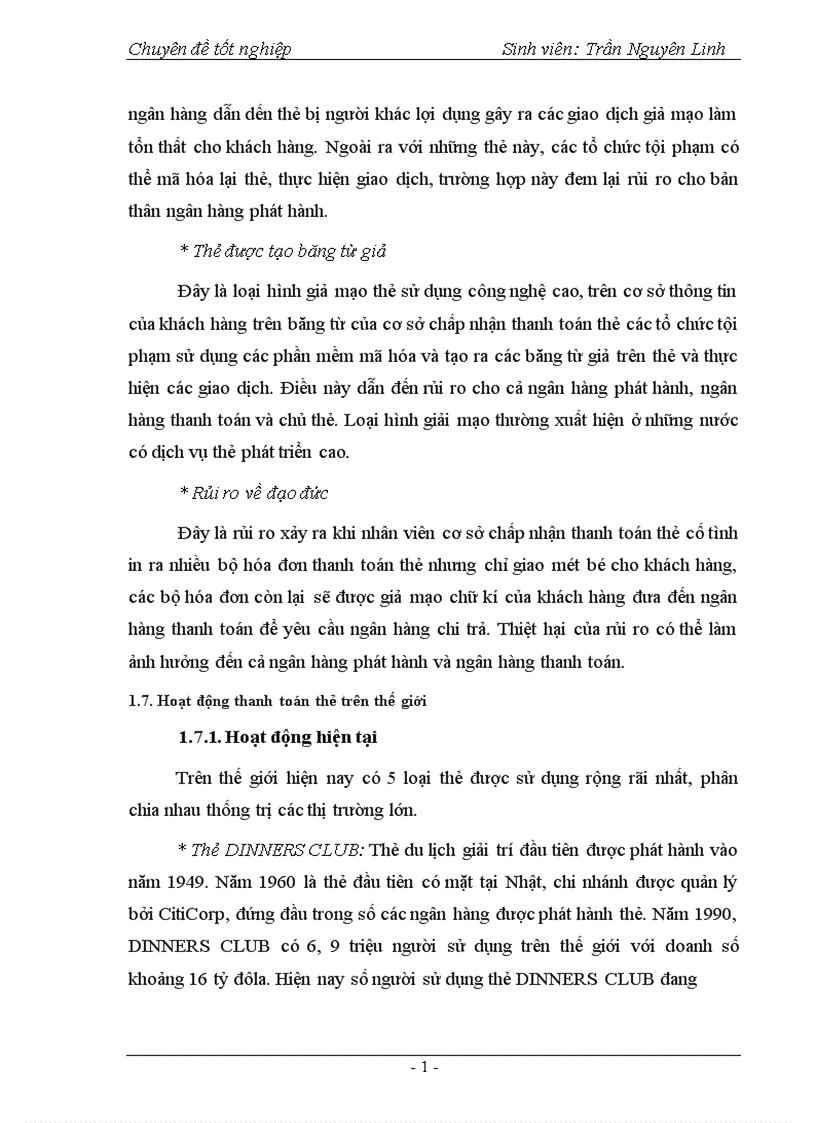 image for page Phát triển hoạt động thanh toán thẻ tại Ngân hàng Ngoại thương Hà Nội 1