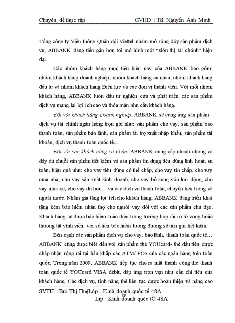 image for page Phát triển hoạt động thanh toán quốc tế tại Ngân hàng TMCP An Bình