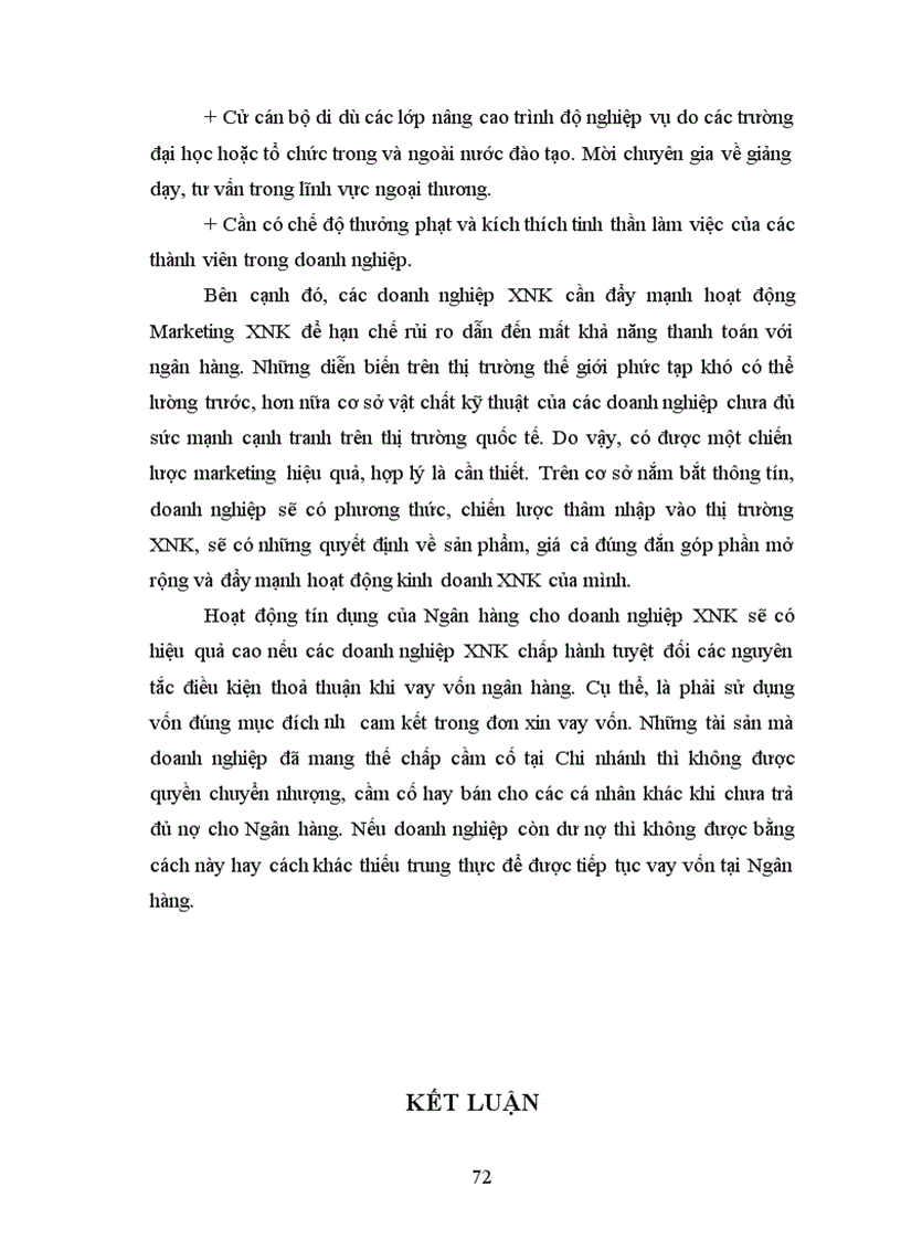image for page Giải pháp mở rộng hoạt động tín dụng tài trợ xuất nhập khẩu tại Ngân hàng ngoại thương Hà Nội
