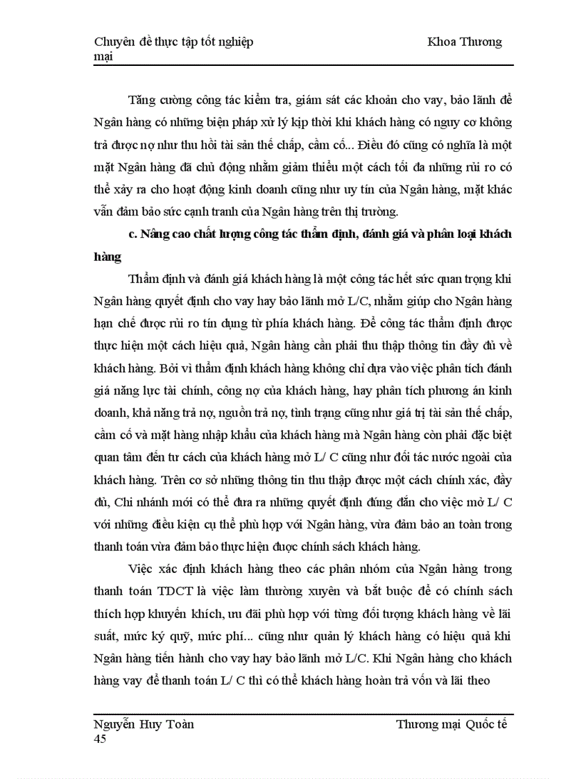 image for page Rủi ro và quản trị rủi ro đối với phương thức thanh toán tín dụng chứng từ trong thanh toán quốc tế tại chi nhánh NHNo PTNT Nam Hà Nội