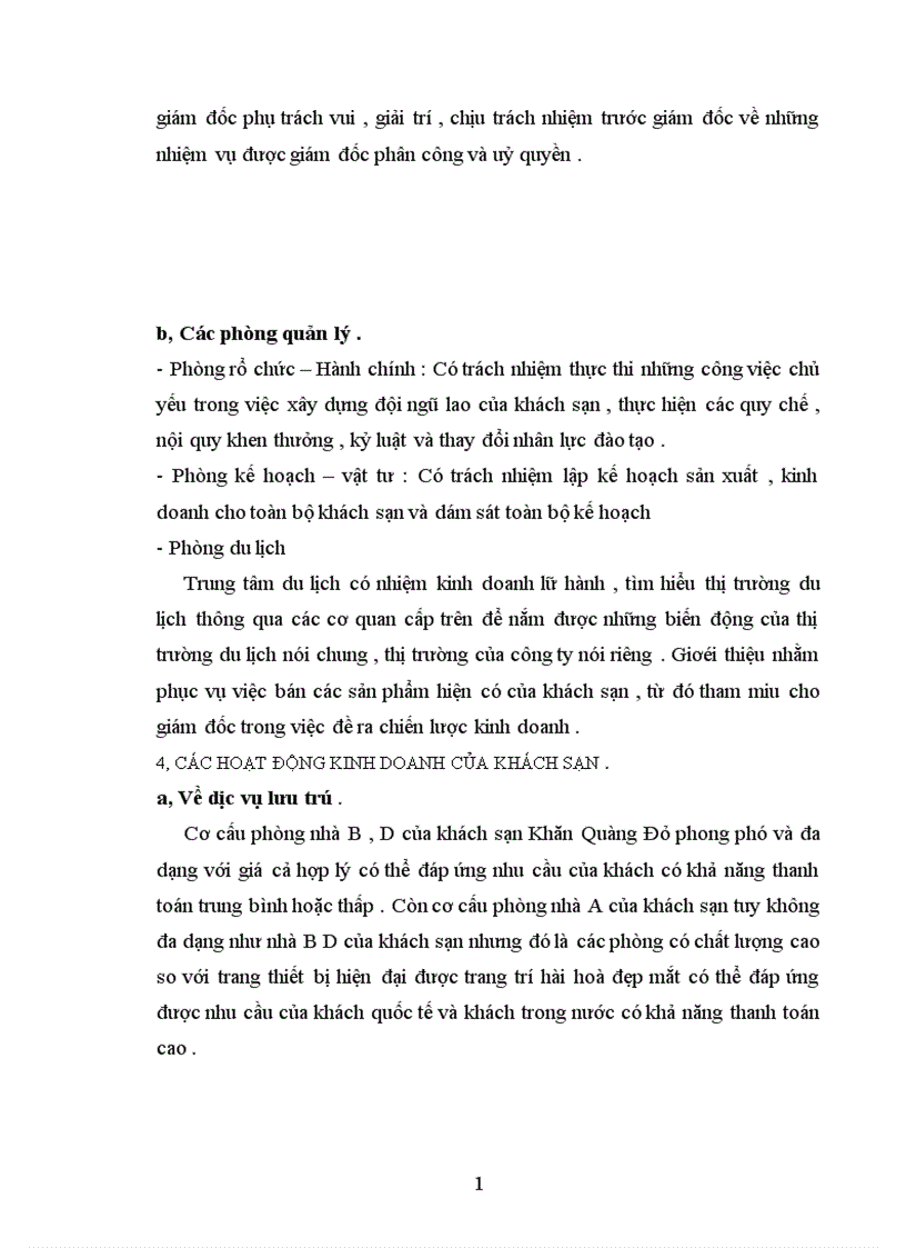 image for page Thực trạng hoạt động kinh doanh của khách sạn Sunny và tình hình phát triển của khách sạn