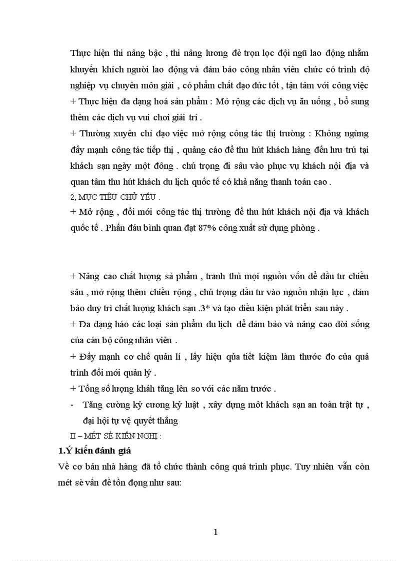 image for page Thực trạng hoạt động kinh doanh của khách sạn Sunny và tình hình phát triển của khách sạn