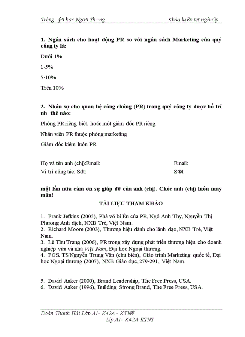 image for page Vai trò của PR trong việc xây dựng và phát triển thương hiệu của các doanh nghiệp Việt Nam