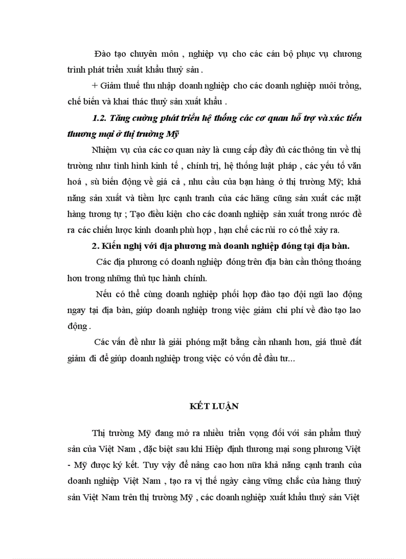 image for page Vấn đề xuất khẩu thuỷ sản của Việt Nam vào Mỹ thực trạng và giải pháp