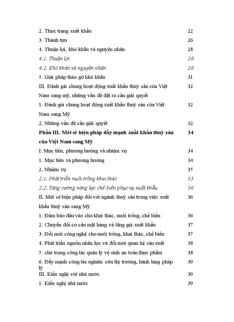 image for page Vấn đề xuất khẩu thuỷ sản của Việt Nam vào Mỹ thực trạng và giải pháp