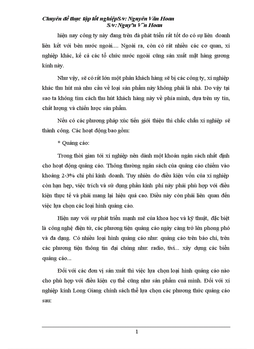 image for page Nghiên cứu một số biện pháp nhằm thúc đẩy hoạt động tiêu thụ sản phẩm ở Xí nghiệp kính Long Giang 1