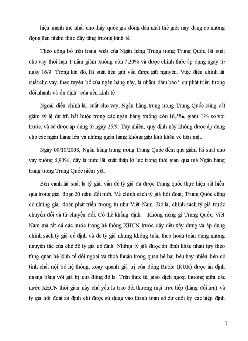 image for page Thị trường tiền tệ việt nam và Trung Quốc