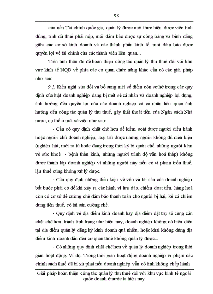 image for page Giải pháp hoàn thiện công tác quản lý thu thuế đối với khu vực kinh tế ngoài quốc doanh ở nước ta hiện nay