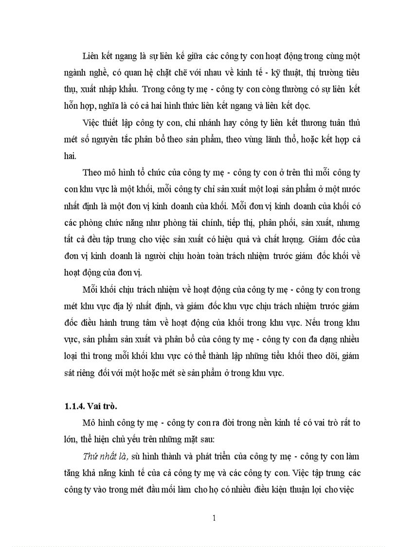 image for page Tính tất yếu khách quan và con đường hình thành công ty mẹ công ty con ở Việt Nam