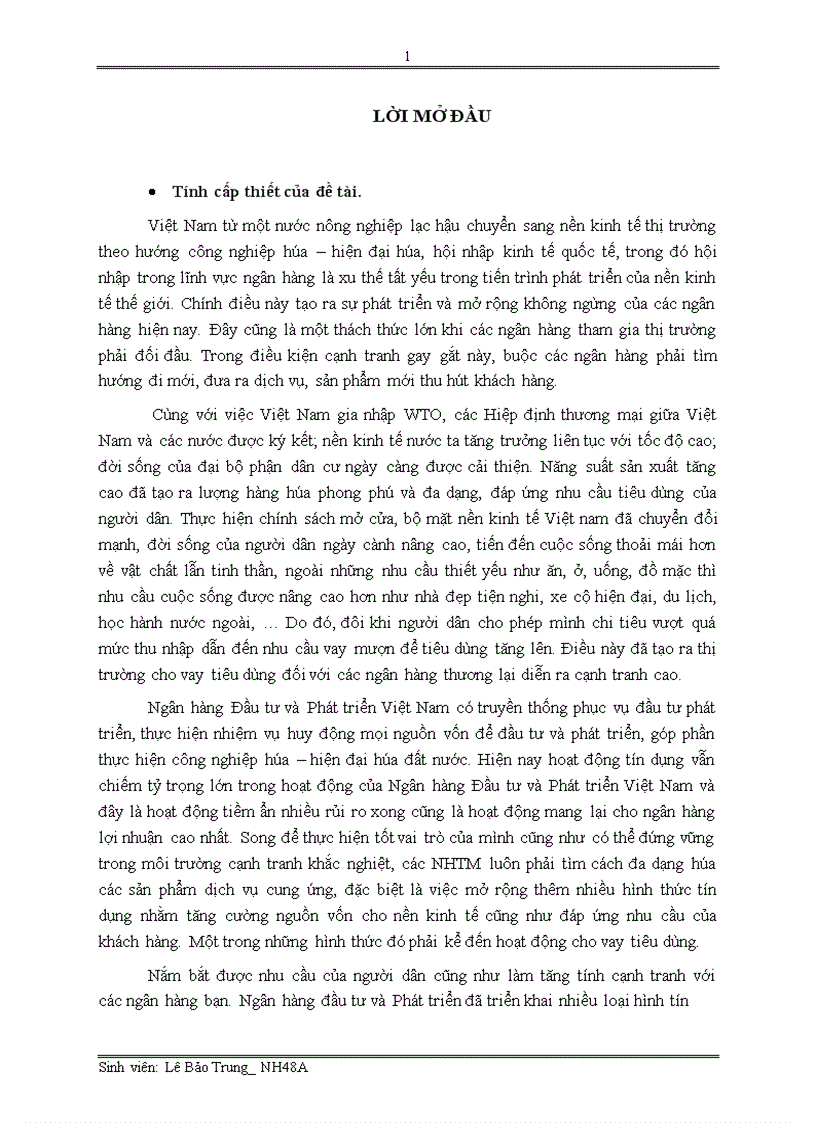 image for page Giải pháp mở rộng hoạt động cho vay tiêu dùng tại Ngân hàng Đầu tư và Phát triển Việt Nam BIDV Chi nhánh Cầu Giấy